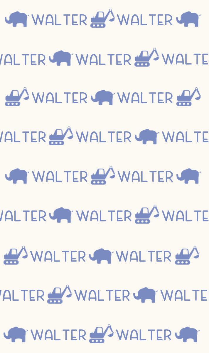 WALTER Cot Blanket - Eggshell/Seamist