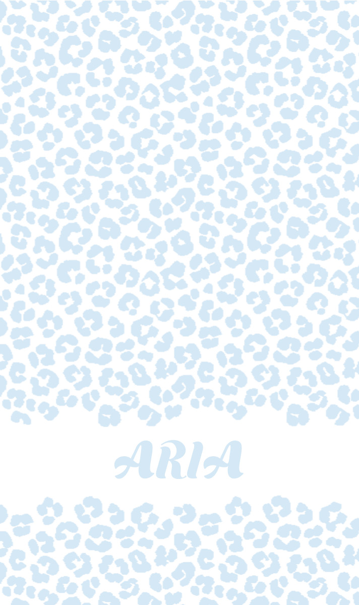 Aria Cot Blanket - White/Ice-Blue Perfect Condition