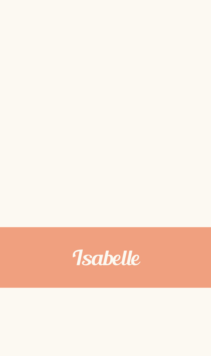 Isabelle Cot Blanket - Peach/Eggshell