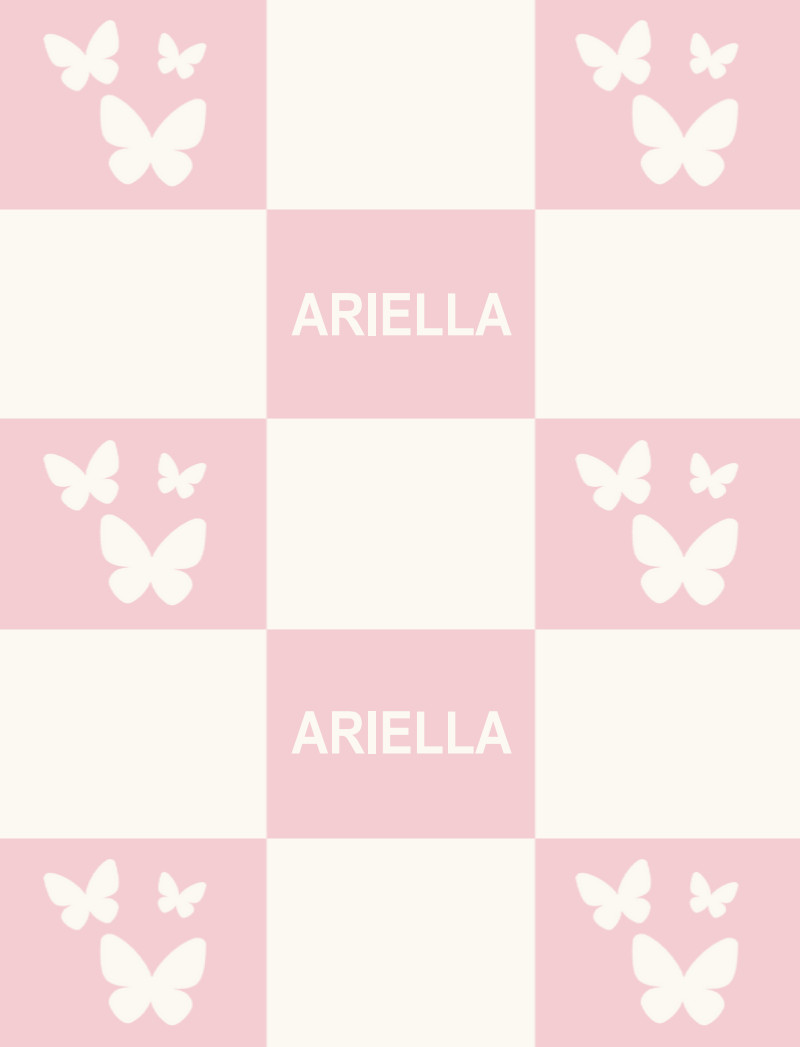 Ariella Bassinet Blanket - Pastel Pink/Eggshell
