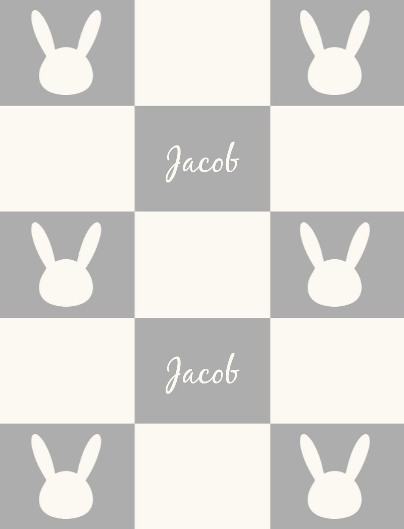 Jacob Bassinet Blanket - Pewter/Eggshell