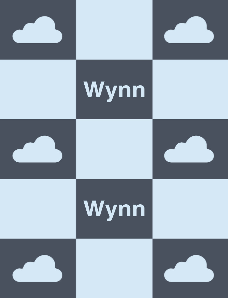 Wynn Cot Blanket - Steel/Ice-Blue with Minor Defects