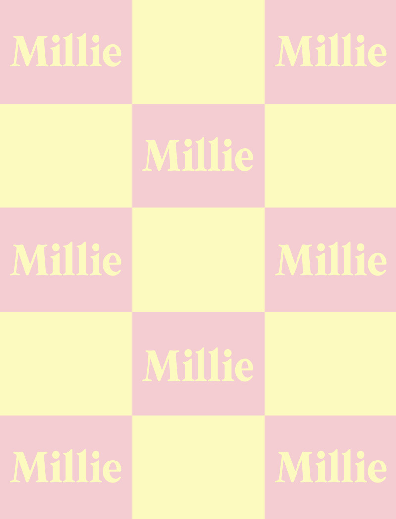 Millie Bassinet Blanket - Pastel-Lemon/Pastel-Pink