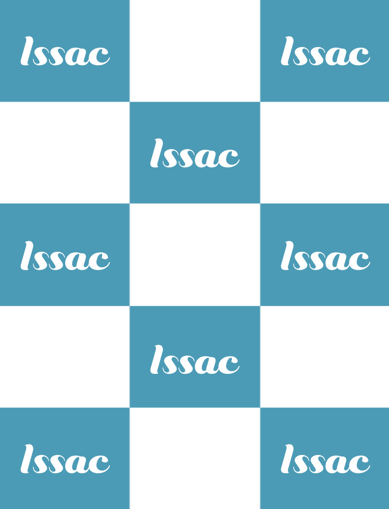 Issac Bassinet Blanket - Arctic-Blue / White Perfect Condition