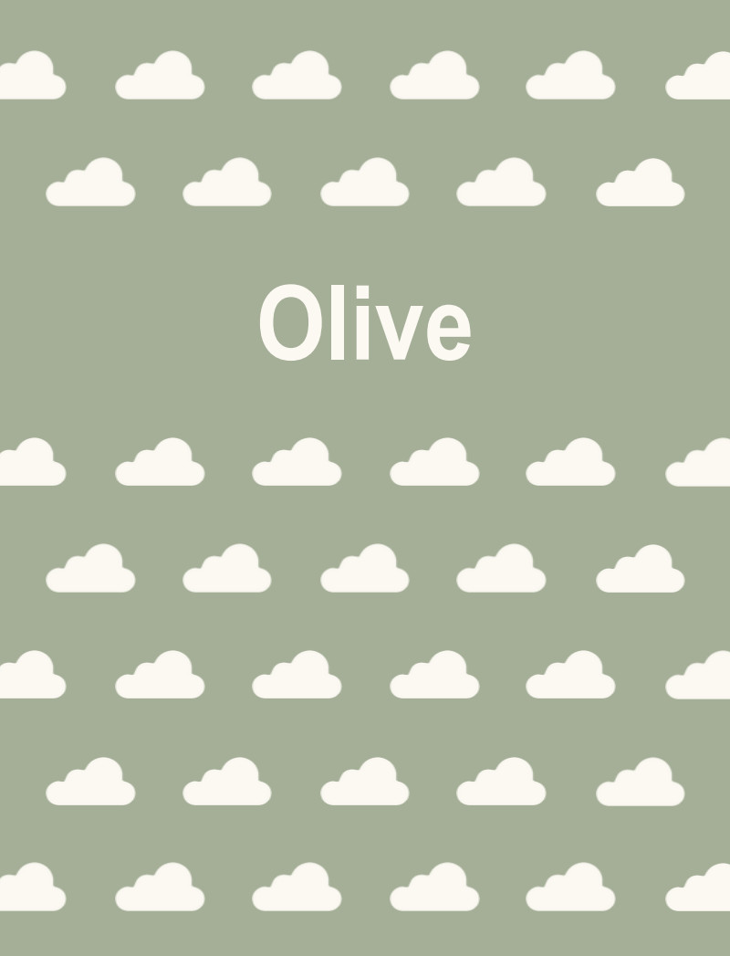 Olive Bassinet Blanket - Sage/Eggshell