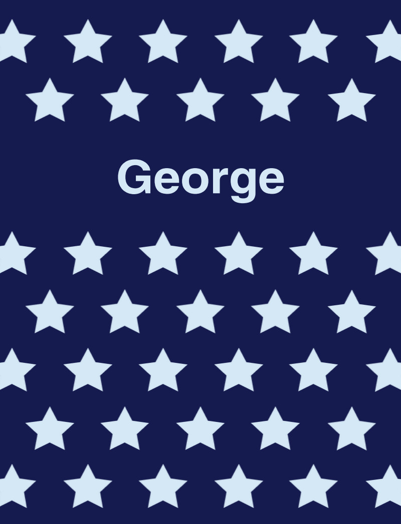 George Bassinet Blanket - Navy/Ice-BluePerfect Condition