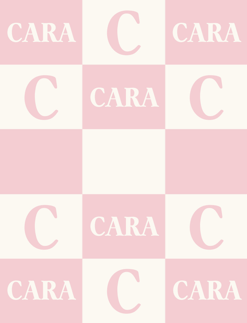 Cara Bassinet Blanket - Pastel Pink/Eggshell with Minor Defects