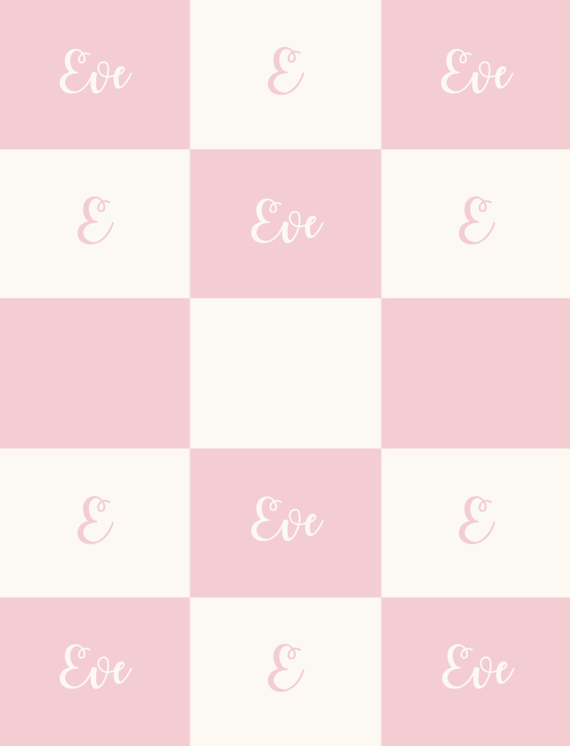 Eve Bassinet Blanket - Pastel Pink/Eggshell
