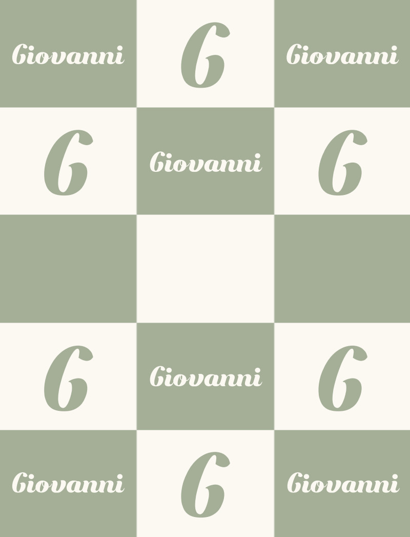 Giovanni Bassinet Blanket – Sage/Eggshell with Minor Defects