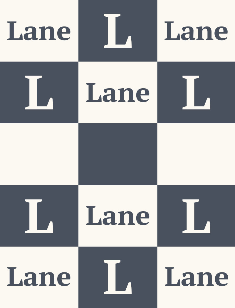 Lane Bassinet Blanket - Eggshell/Steel Perfect Condition