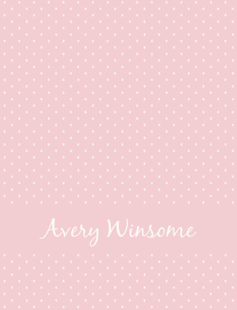 Avery Winsome Bassinet Blanket - Pastel Pink/Eggshell
