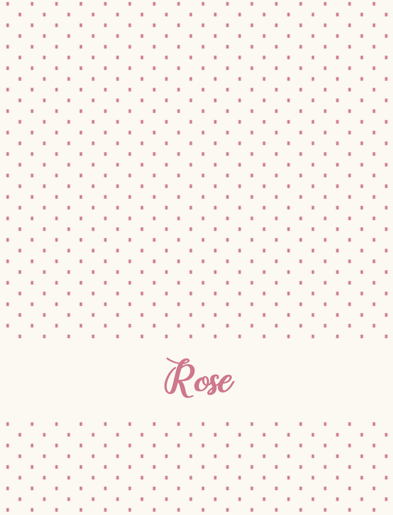 Rose Bassinet Blanket - Eggshell/Rose