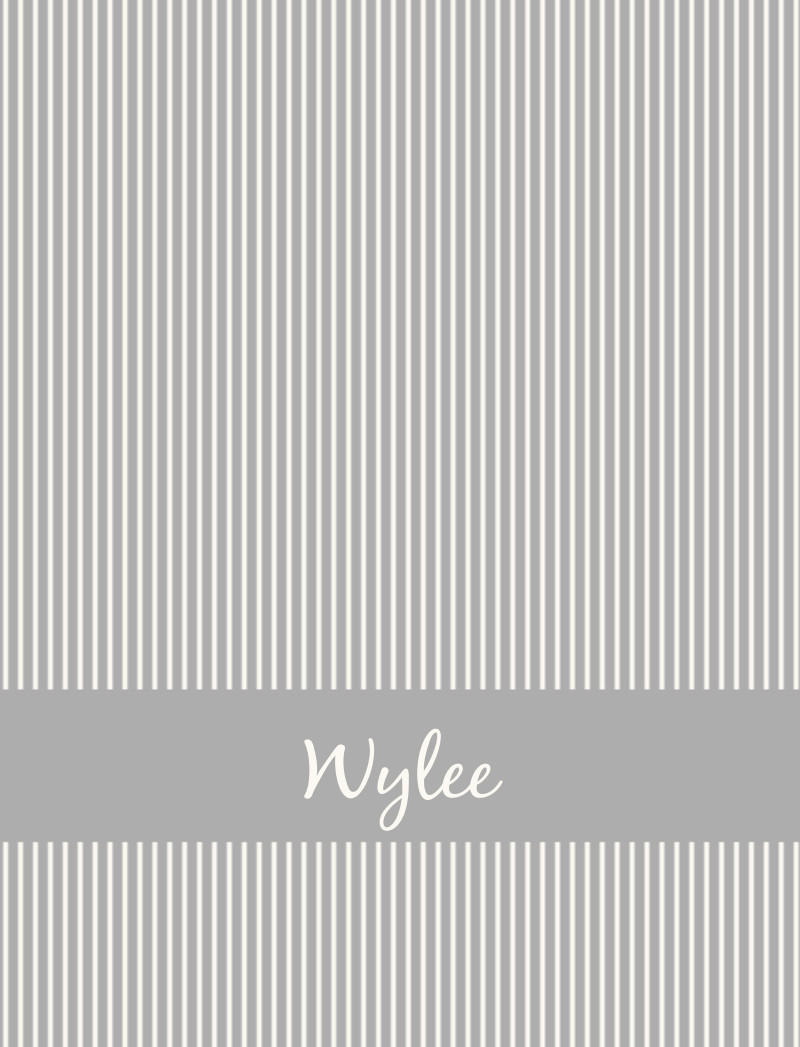 Wylee Bassinet Blanket - Pewter/Eggshell