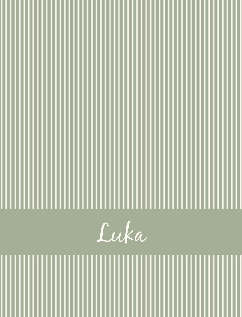 Luka Bassinet Blanket - Sage/Eggshell