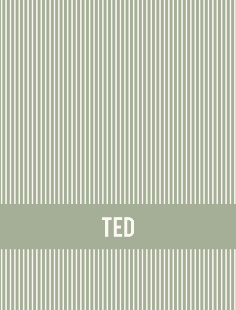 Ted Bassinet Blanket - Sage/Eggshell Perfect Condition