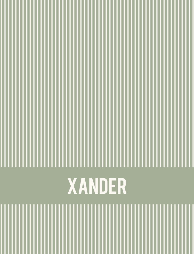 Xander Bassinet Blanket - Sage/Eggshell