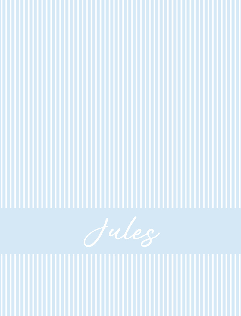Jules Bassinet Blanket – Ice-Blue/White Perfect Condition