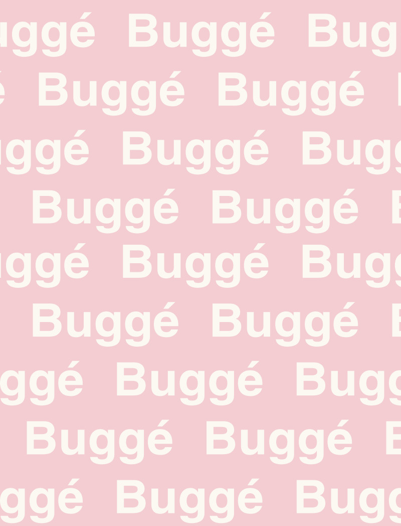 Buggé Bassinet Blanket - Pastel Pink/Eggshell