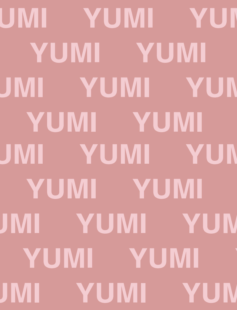 YUMI Bassinet Blanket - Blush/Pastel Pink