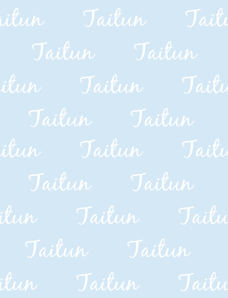 Taitun Bassinet Blanket - Ice Blue/White