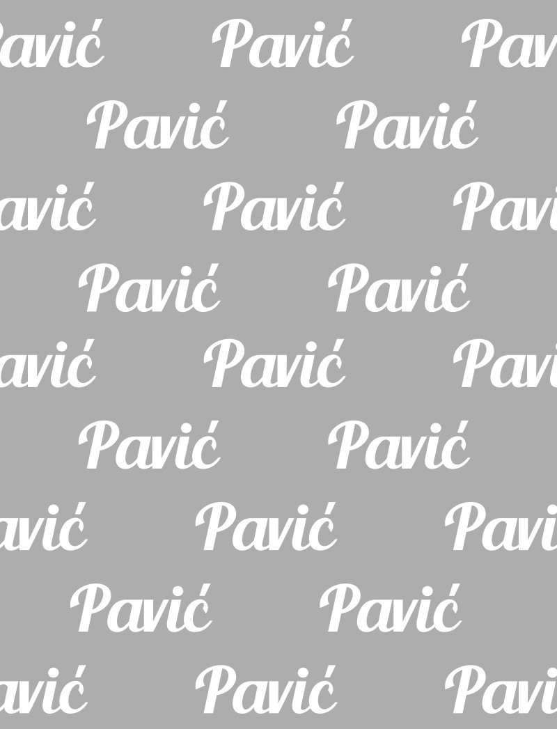Pavić Bassinet Blanket - Pewter/White