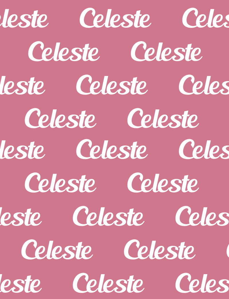 Celeste Bassinet Blanket - Rose/White