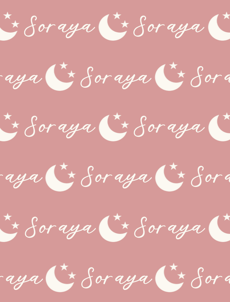 Soraya Bassinet Blanket - Blush/Eggshell
