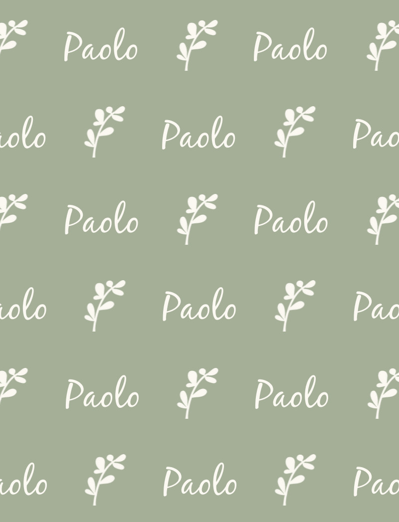 Paolo Bassinet Blanket - Sage/Eggshell