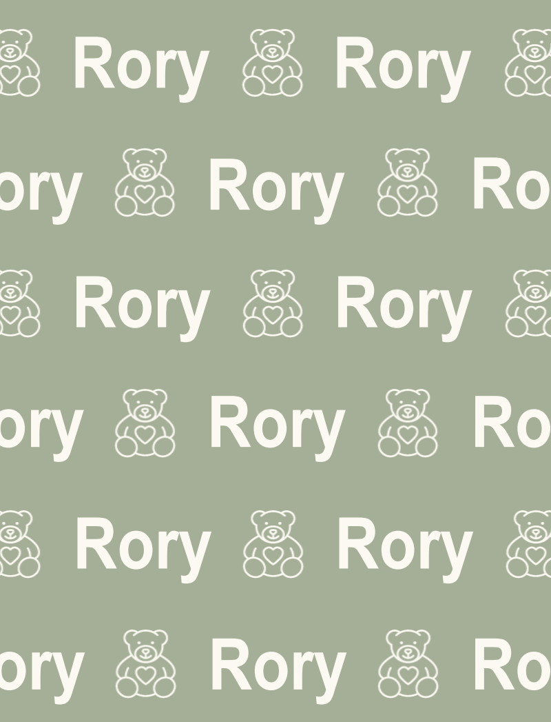 Rory Bassinet Blanket - Sage/Eggshell