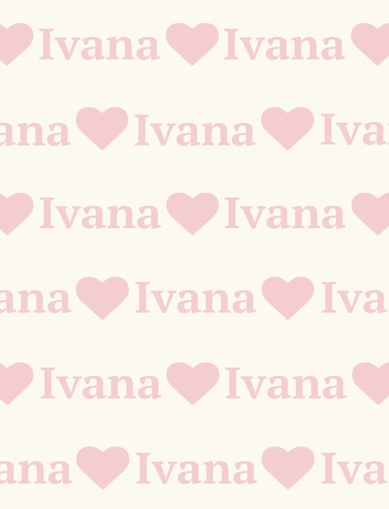 Ivana Bassinet Blanket - Eggshell / Pastel-Pink Perfect Condition