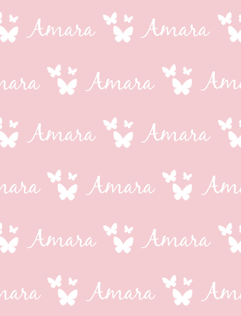 Amara Bassinet Blanket - Pastel-Pink/White Perfect Condition