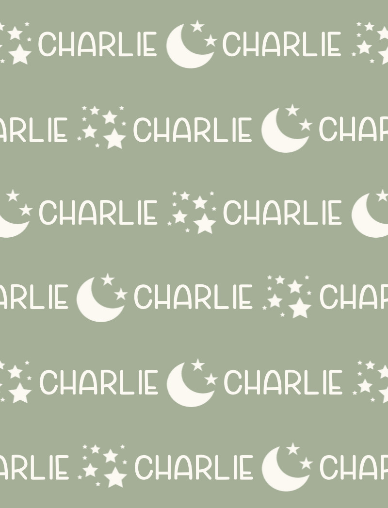 Charlie Bassinet Blanket – Sage/Eggshell Perfect Condition