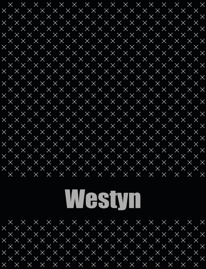 Westyn Bassinet Blanket - Black/Pewter