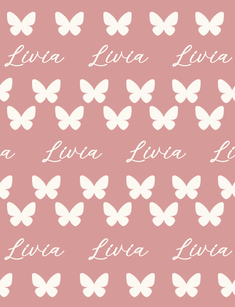 Livia Bassinet Blanket - Blush/Eggshell