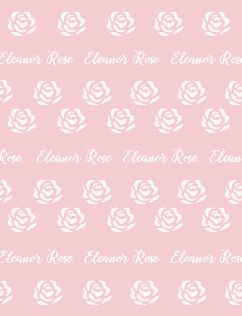 Eleanor Rose Bassinet Blanket – Pastel-Pink/Eggshell with Minor Defects