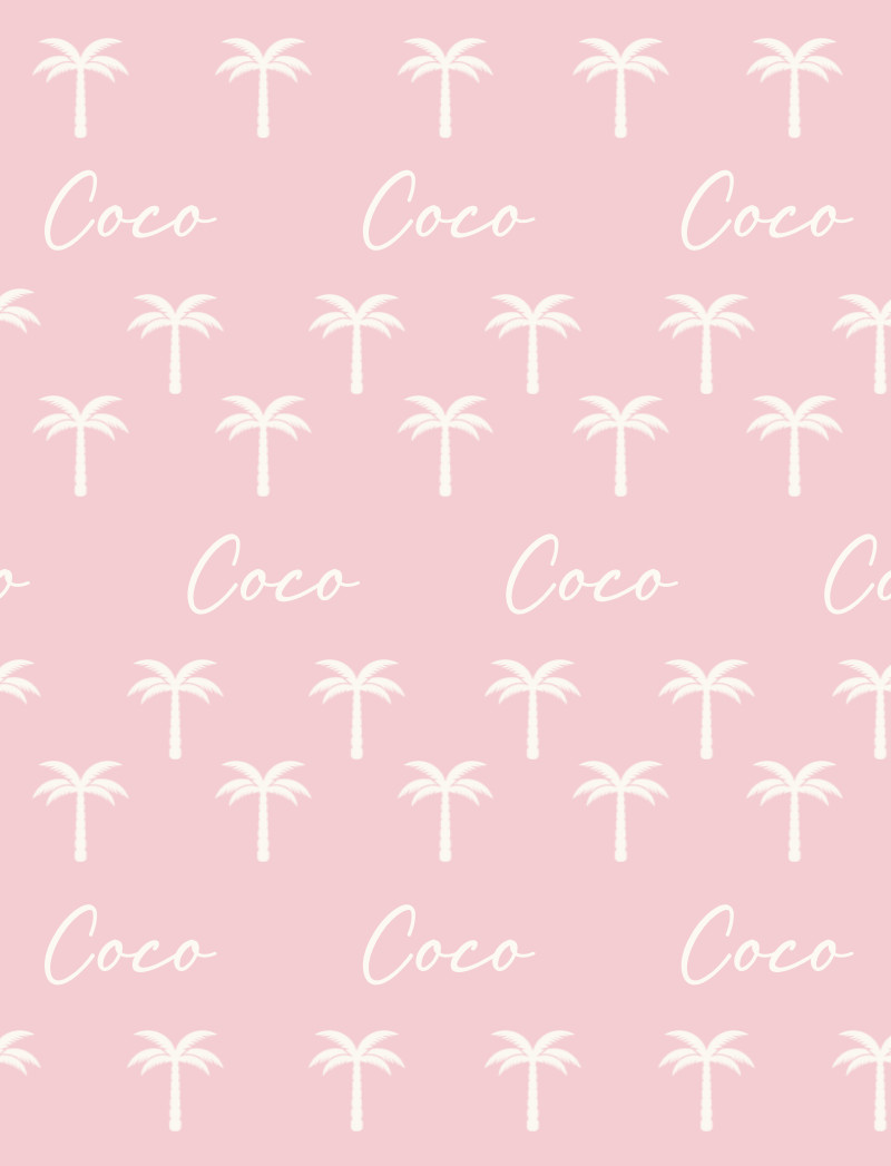 Coco Bassinet Blanket - Pastel Pink/Eggshell