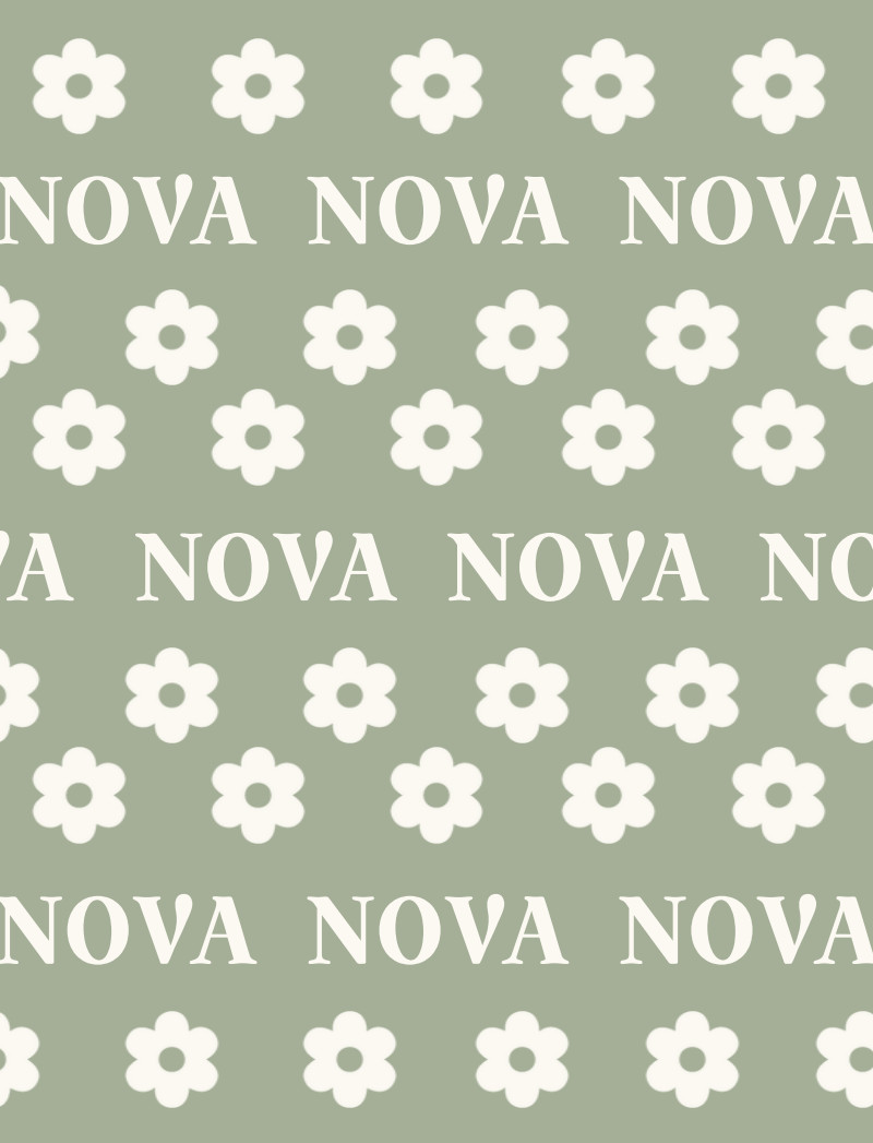 Nova Bassinet Blanket - Sage/Eggshell with Minor Defects