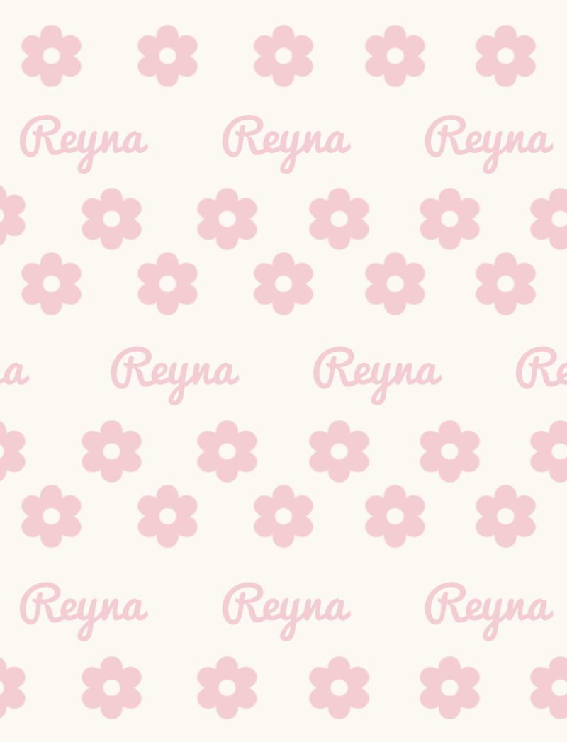 Reyna Bassinet Blanket - Eggshell/Pastel-Pink Perfect Condition