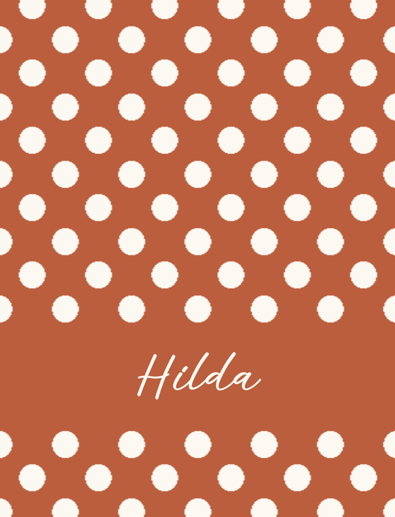 Hilda Bassinet Blanket - Rust/Egghell