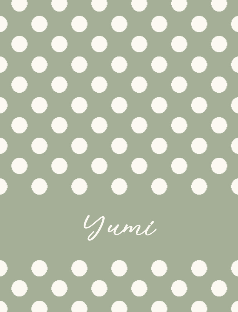 Yumi Bassinet Blanket - Sage/Eggshell with Minor Defects