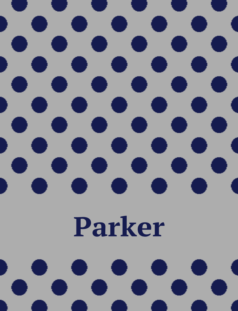 Parker Bassinet Blanket - Pewter/Navy Perfect Condition