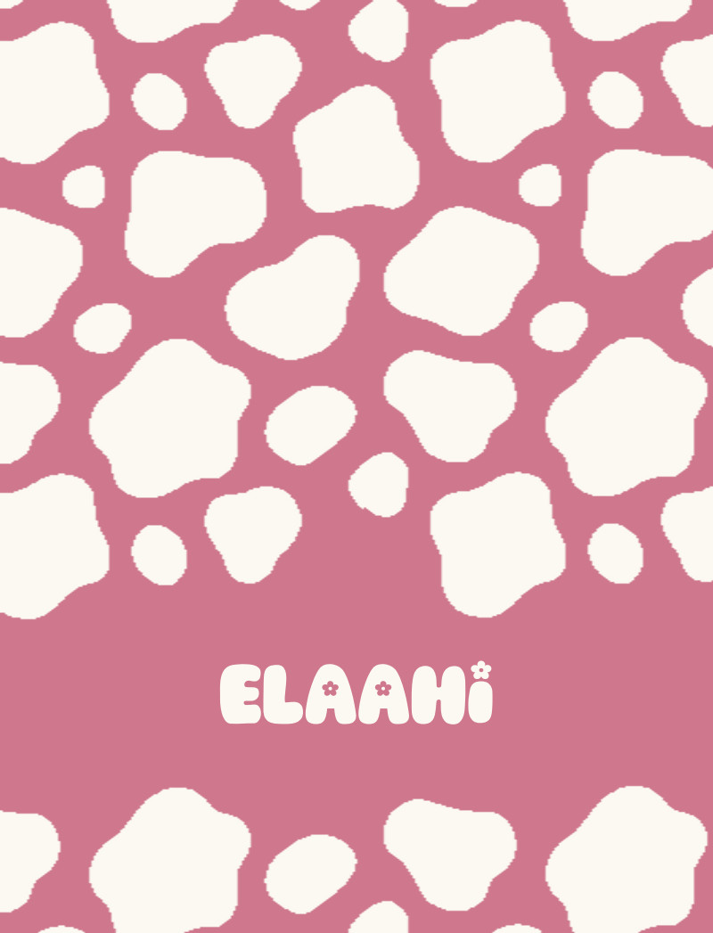 Elaahi Bassinet Blanket - Rose/Eggshell