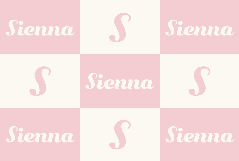 Sienna Newborn Blanket - Pastel-Pink/Eggshell with Minor Defects