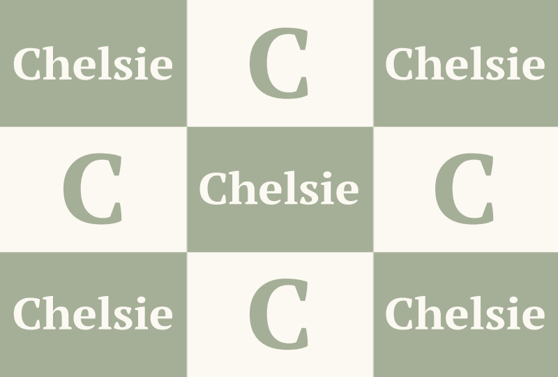 Chelsie Newborn Blanket - Sage/Eggshell Perfect Condition