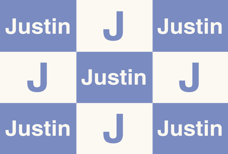 Justin Newborn Blanket - Seamist/Eggshell