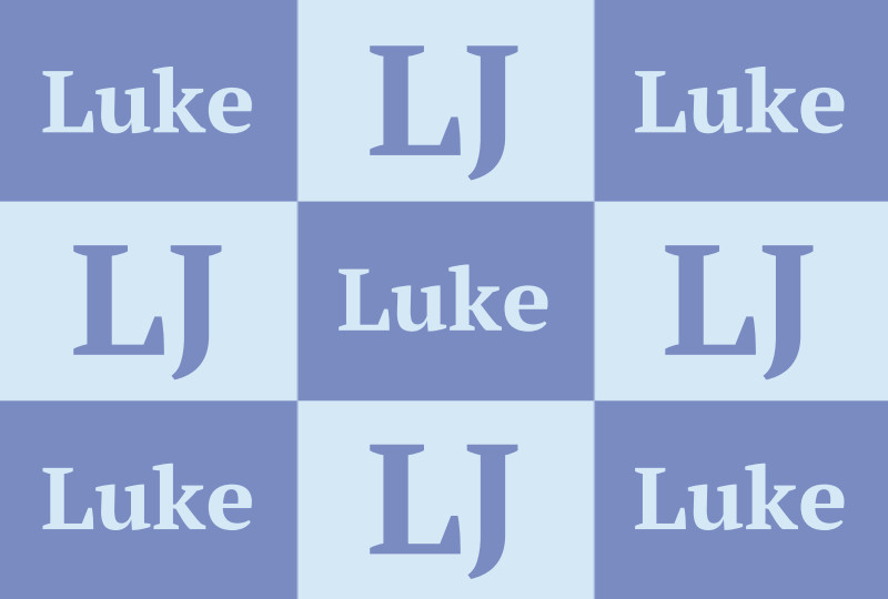 Luke LJ Newborn Blanket - Seamist/Ice Blue