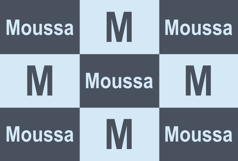 Moussa Newborn Blanket - Steel/Ice-Blue Perfect Condition