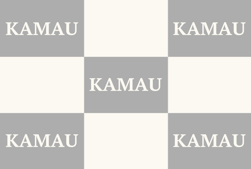 KAMAU Newborn Blanket - Pewter/Eggshell