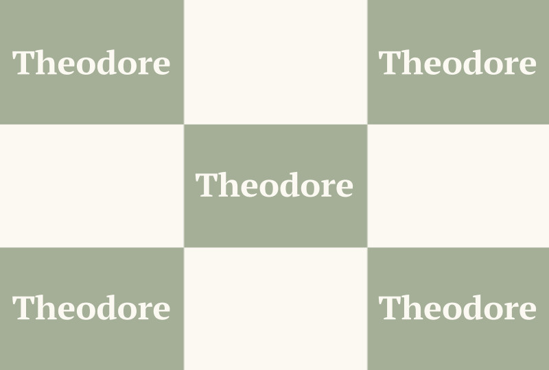 Theodore Newborn Blanket - Sage/Eggshell