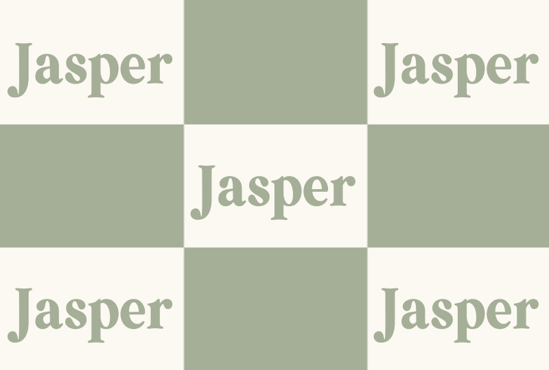 Jasper Newborn Blanket - Eggshell/Sage